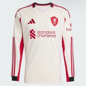 Adidas Liverpool Fc 25/26 Long Sleeve Away Authentic Men's Jersey